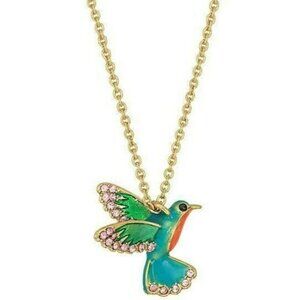 Kate Spade New York Scenic Route Hummingbird Mini Pendant Necklace